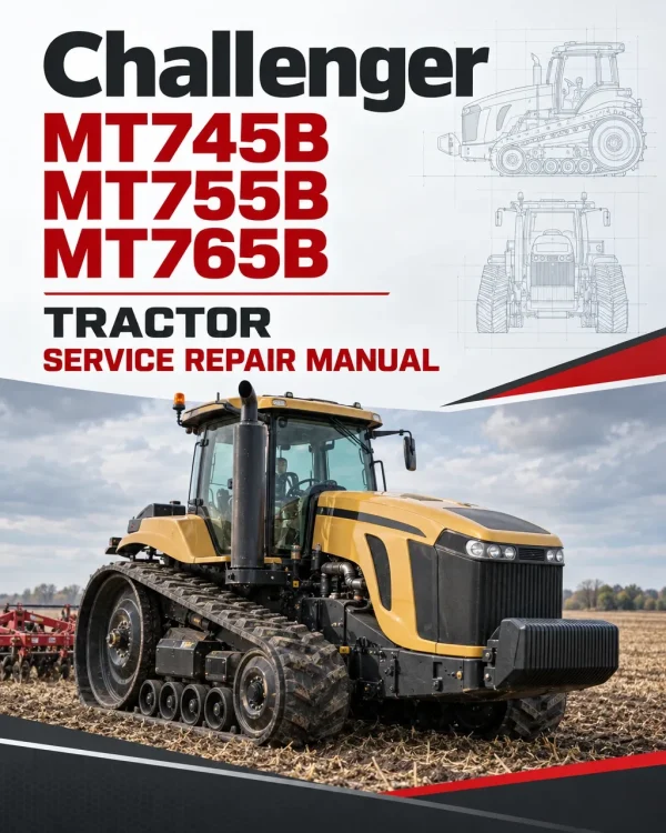 Challenger MT745B, MT755B, MT765B Tractor Service Manual Challenger MT745B, MT755B, MT765B Tractor Service Manual