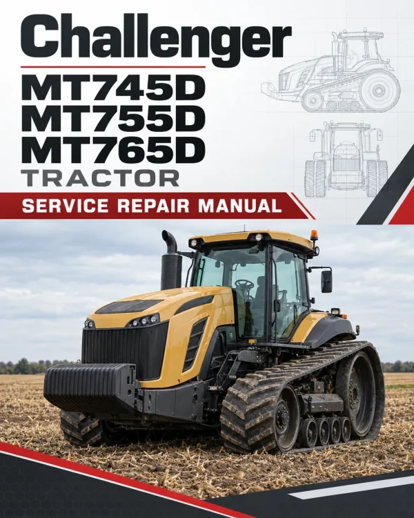 Challenger MT745D, MT755D, MT765D Tractor Service Manual Challenger MT745D, MT755D, MT765D Tractor Service Manual