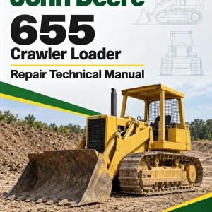 John Deere 655 Crawler Loader Repair Technical Manual (TM1250)