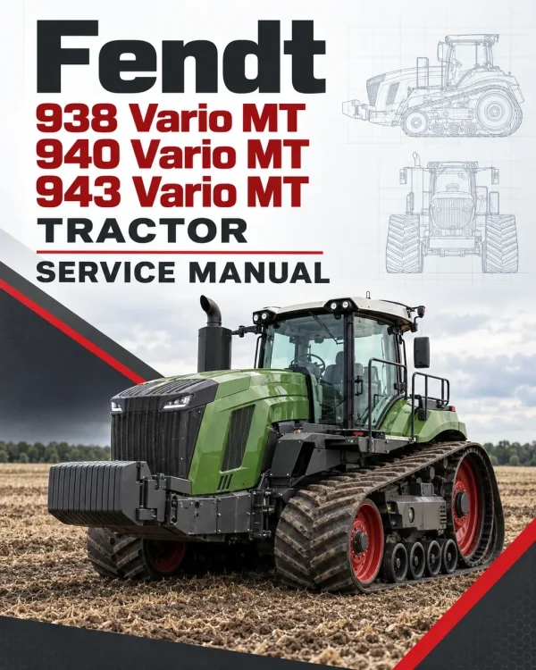 Fendt 938 Vario MT, 940 Vario MT, 943 Vario MT Tractor Service Manual