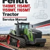 Fendt 1149MT, 1154MT, 1159MT, 1165MT Tractor Service Manual Fendt 1149MT, 1154MT, 1159MT, 1165MT Tractor Service Manual