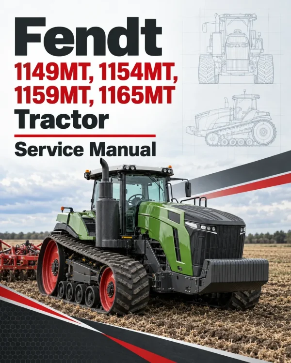 Fendt 1149MT, 1154MT, 1159MT, 1165MT Tractor Service Manual Fendt 1149MT, 1154MT, 1159MT, 1165MT Tractor Service Manual