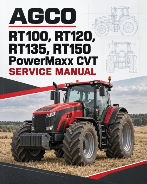 AGCO RT100, RT120, RT135, RT150 PowerMaxx CVT Service Manual AGCO RT100, RT120, RT135, RT150 PowerMaxx CVT Service Manual