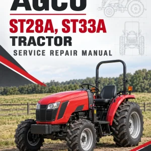 AGCO ST28A, ST33A Tractor Service Manual