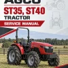 AGCO ST35, ST40 Tractor Service Manual AGCO ST35, ST40 Tractor Service Manual