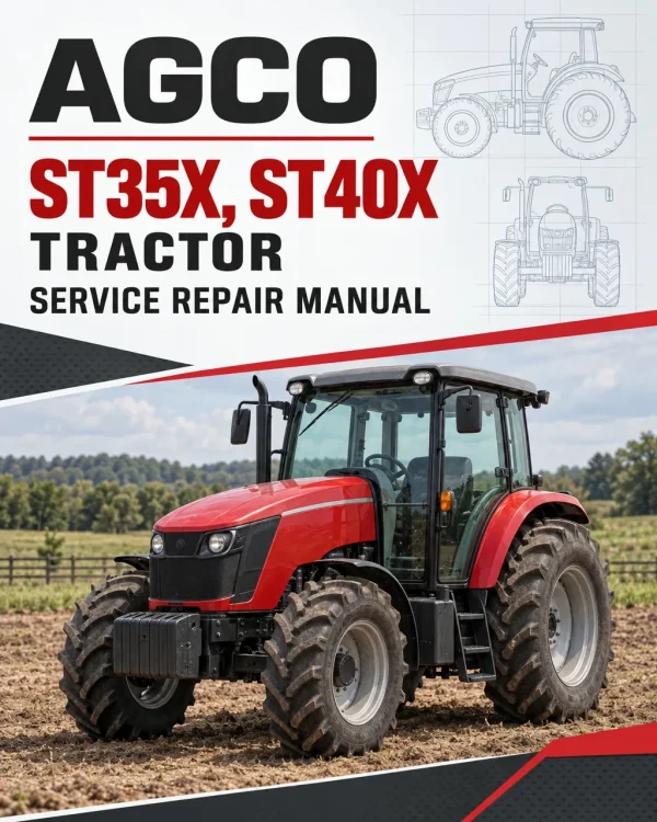 AGCO ST35X, ST40X Tractor Service Manual AGCO ST35X, ST40X Tractor Service Manual