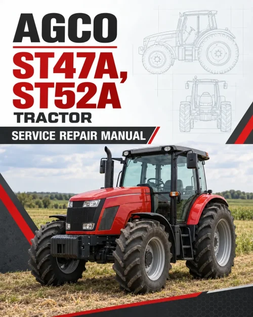 AGCO ST47A, ST52A Tractor Service Manual