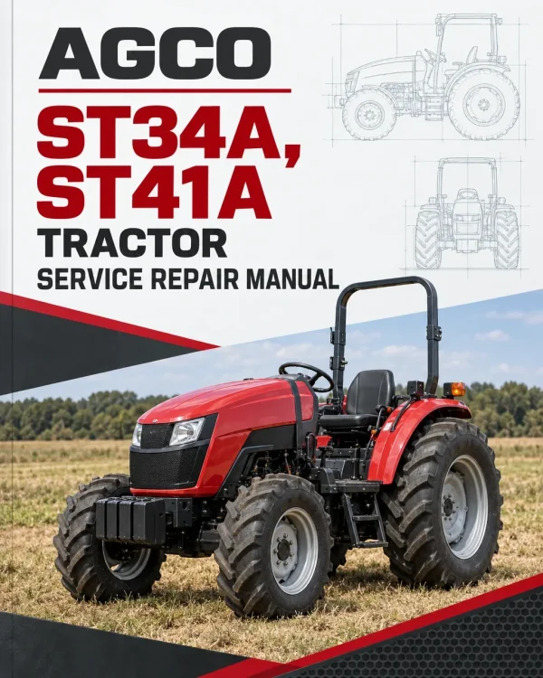 AGCO ST34A, ST41A Tractor Service Manual