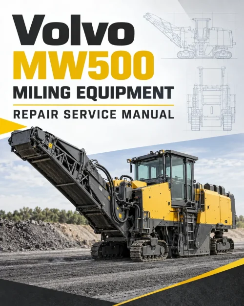 Volvo MW500 Miling Equipment Repair Service Manual