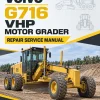 Volvo G716 VHP Motor Grader Repair Service Manual