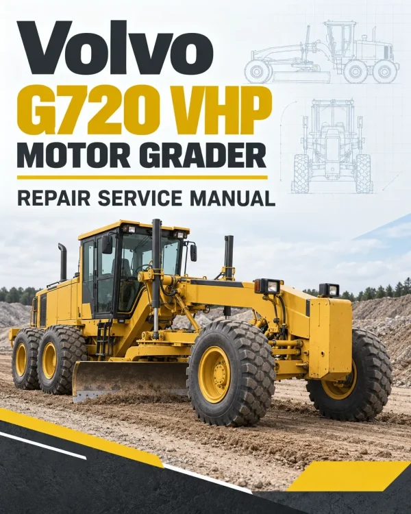 Volvo G720 VHP Motor Grader Repair Service Manual Volvo G720 VHP Motor Grader Repair Service Manual