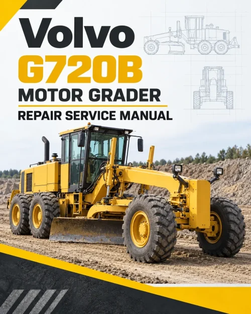 Volvo G720B Motor Grader Repair Service Manual Volvo G720B Motor Grader Repair Service Manual