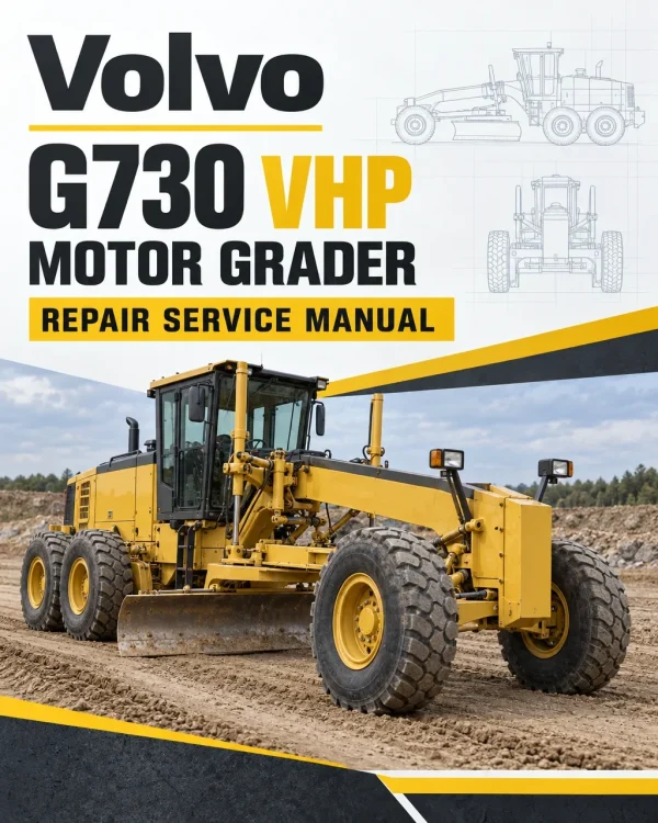 Volvo G730 VHP Motor Grader Repair Service Manual Volvo G730 VHP Motor Grader Repair Service Manual