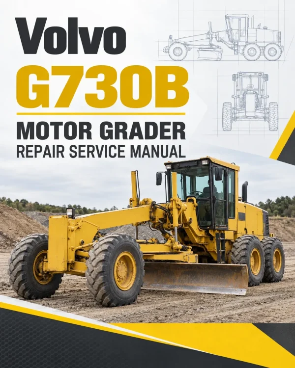 Volvo G730B Motor Grader Repair Service Manual Volvo G730B Motor Grader Repair Service Manual