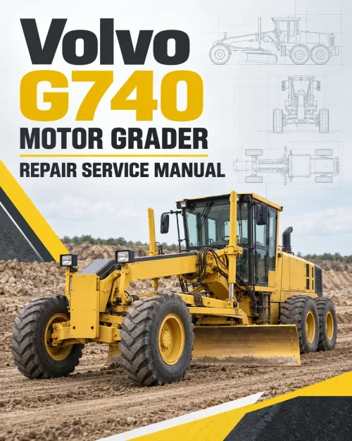 Volvo G740 Motor Grader Repair Service Manual
