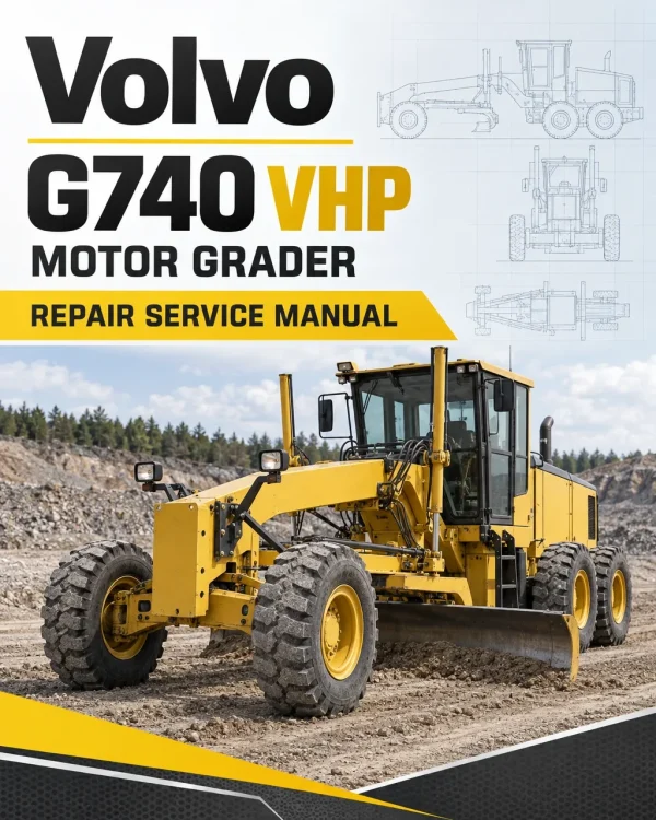 Volvo G740 VHP Motor Grader Repair Service Manual Volvo G740 VHP Motor Grader Repair Service Manual