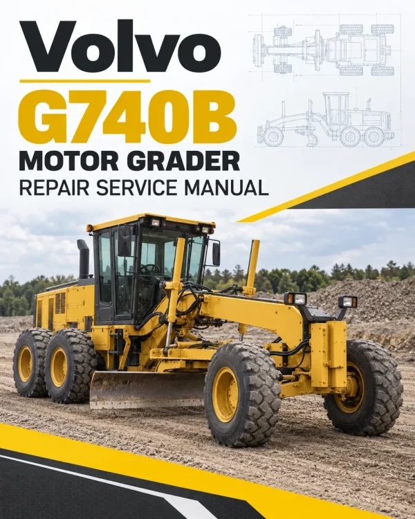 Volvo G740B Motor Grader Repair Service Manual
