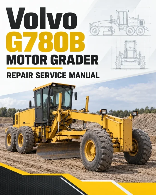 Volvo G780B Motor Grader Repair Service Manual Volvo G780B Motor Grader Repair Service Manual