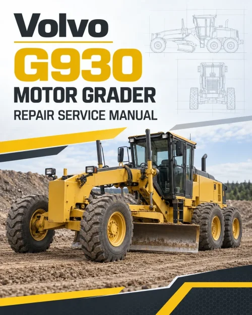 Volvo G930 Motor Grader Repair Service Manual