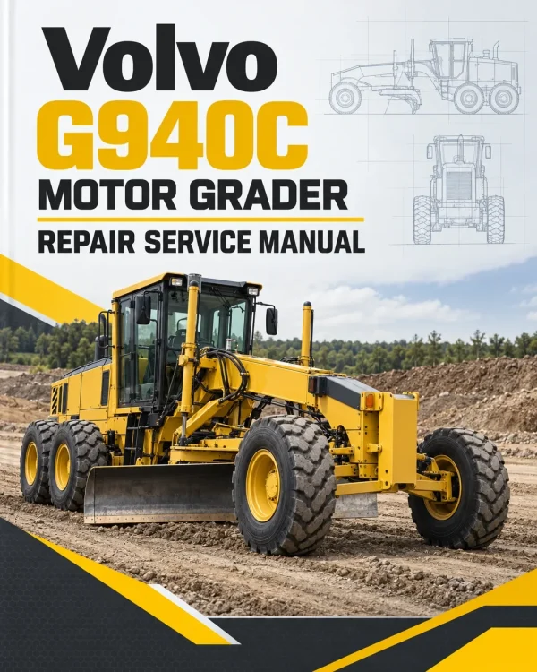 Volvo G940C Motor Grader Repair Service Manual Volvo G940C Motor Grader Repair Service Manual