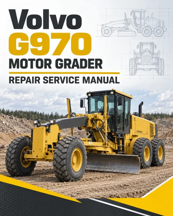 Volvo G970 Motor Grader Repair Service Manual Volvo G970 Motor Grader Repair Service Manual