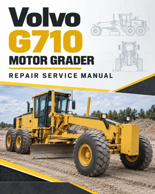 Volvo G710 Motor Grader Repair Service Manual