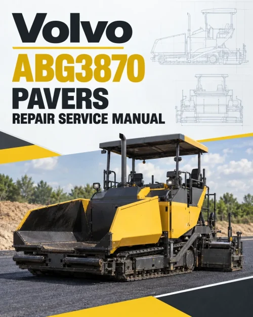 Volvo ABG3870 Pavers Repair Service Manual