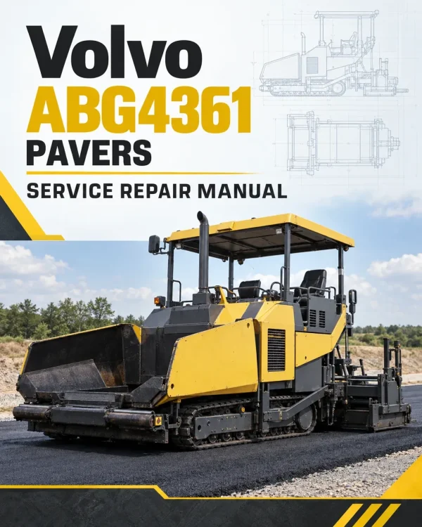 Volvo ABG4361 Pavers Repair Service Manual Volvo ABG4361 Pavers Repair Service Manual
