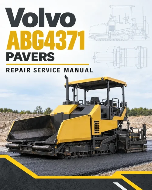 Volvo ABG4371 Pavers Repair Service Manual
