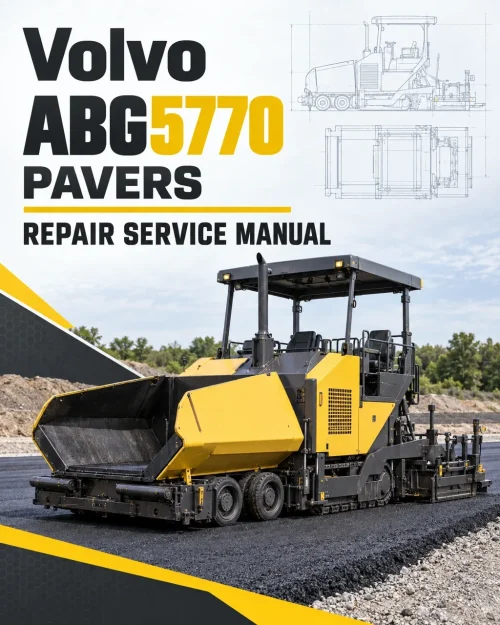 Volvo ABG5770 Pavers Repair Service Manual