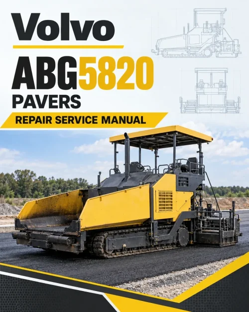 Volvo ABG5820 Pavers Repair Service Manual