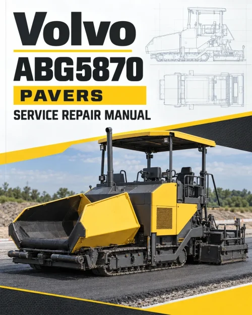Volvo ABG5870 Pavers Repair Service Manual