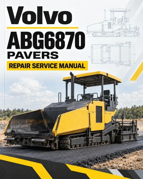 Volvo ABG6870 Pavers Repair Service Manual