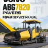 Volvo ABG7820 Pavers Repair Service Manual