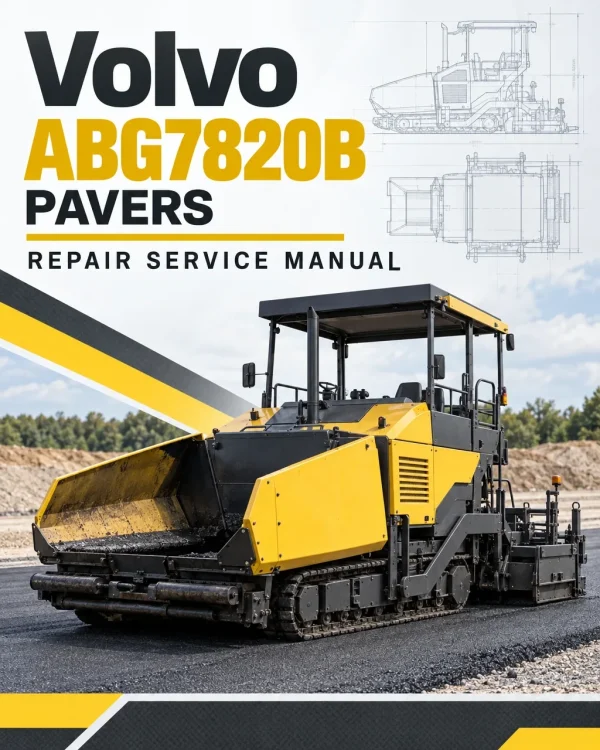 Volvo ABG7820B Pavers Repair Service Manual