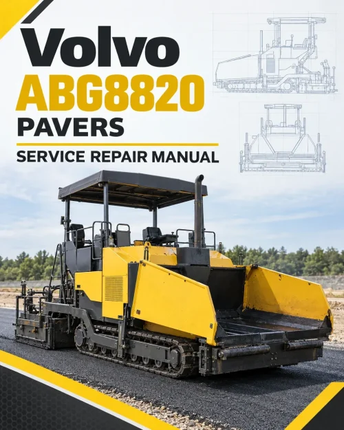 Volvo ABG8820 Pavers Repair Service Manual