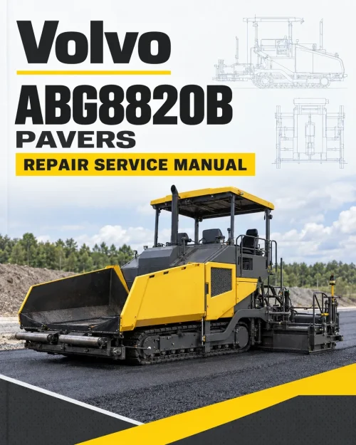 Volvo ABG8820B Pavers Repair Service Manual