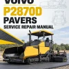 Volvo P2870D Pavers Repair Service Manual Volvo P2870D Pavers Repair Service Manual