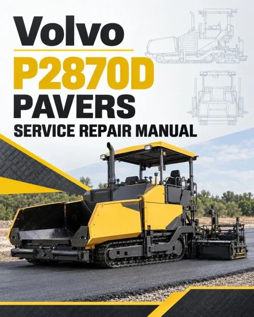 Volvo P2870D Pavers Repair Service Manual