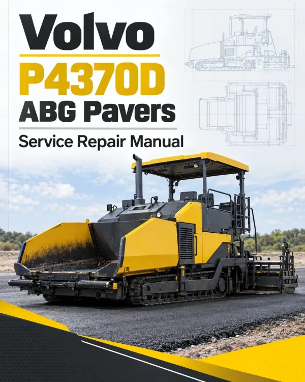 Volvo P4370D ABG Pavers Repair Service Manual Volvo P4370D ABG Pavers Repair Service Manual