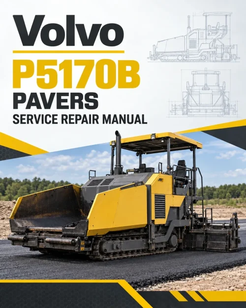 Volvo P5170B Pavers Repair Service Manual