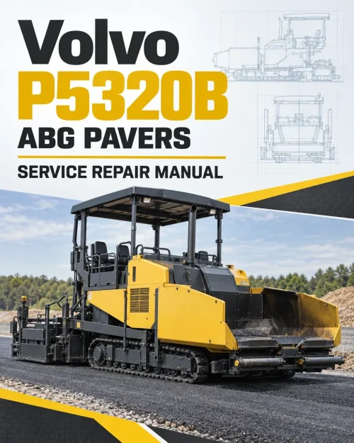 Volvo P5320B ABG Pavers Repair Service Manual