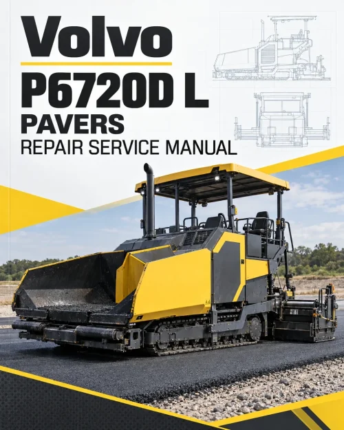 Volvo P6720D L Pavers Repair Service Manual