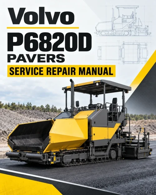 Volvo P6820D Pavers Repair Service Manual