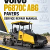 Volvo P6870C ABG Pavers Repair Service Manual Volvo P6870C ABG Pavers Repair Service Manual