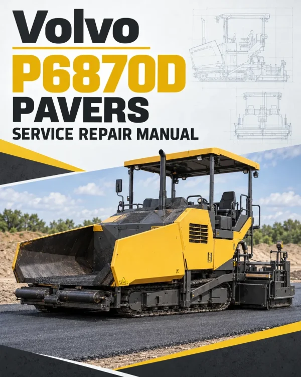 Volvo P6870D Pavers Repair Service Manual Volvo P6870D Pavers Repair Service Manual