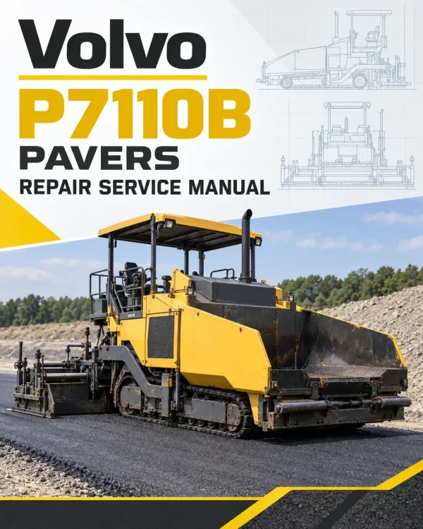 Volvo P7110B Pavers Repair Service Manual Volvo P7110B Pavers Repair Service Manual