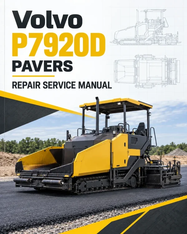 Volvo P7920D Pavers Repair Service Manual Volvo P7920D Pavers Repair Service Manual