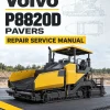 Volvo P8820D Pavers Repair Service Manual Volvo P8820D Pavers Repair Service Manual