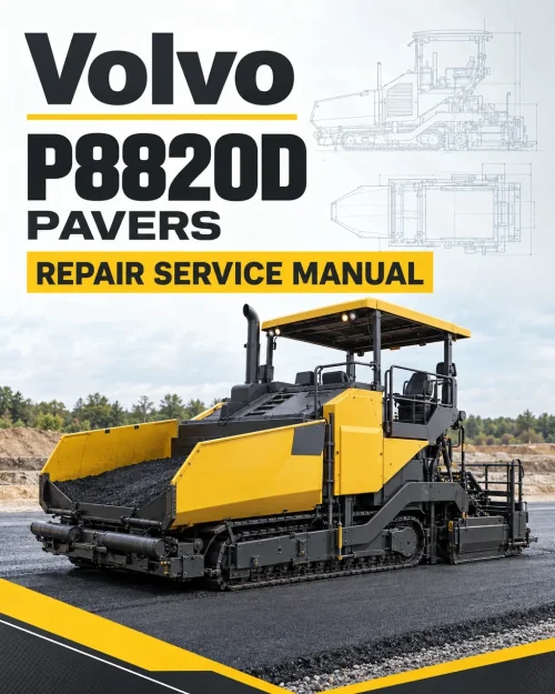 Volvo P8820D Pavers Repair Service Manual Volvo P8820D Pavers Repair Service Manual
